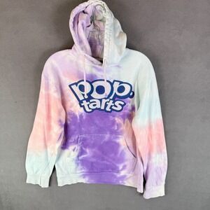 Official Kelloggs Pop Tarts Hoodie S Tie-dye  Kangaroo Sweatshirt Stoner Skate